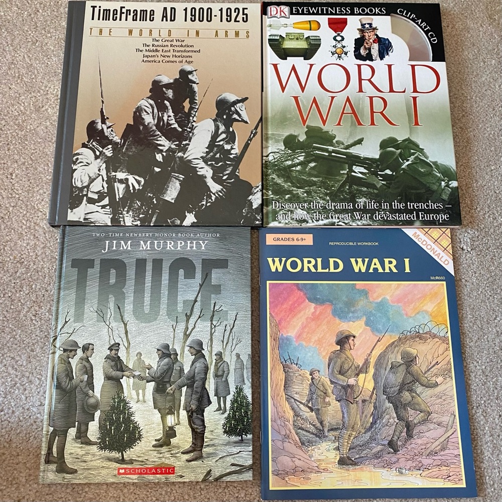 🎉DELETING TODAY Lot of World War 1 Resources Books Homeschool Classroom School